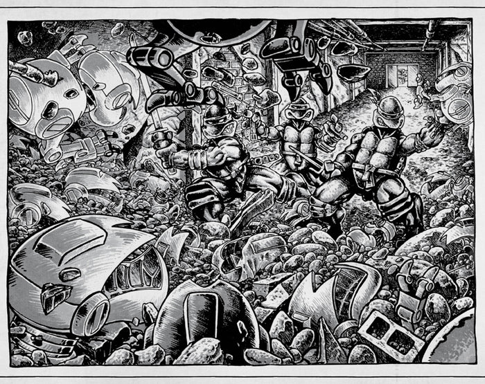 Teenage Mutant Ninja Turtles: Classic Hardcover Ruled Journal