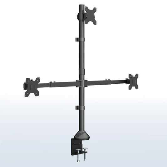 Telescoping Extra Tall Triple Ultrawide Monitor Desk Mount