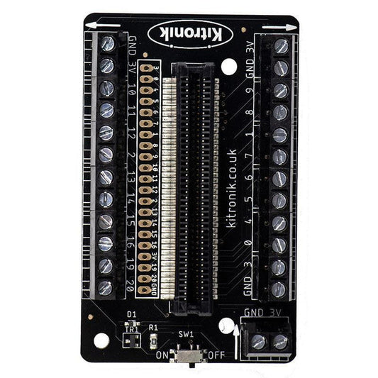 Terminal Block Breakout for BBC micro:bit by Kitronik - The Pi Hut