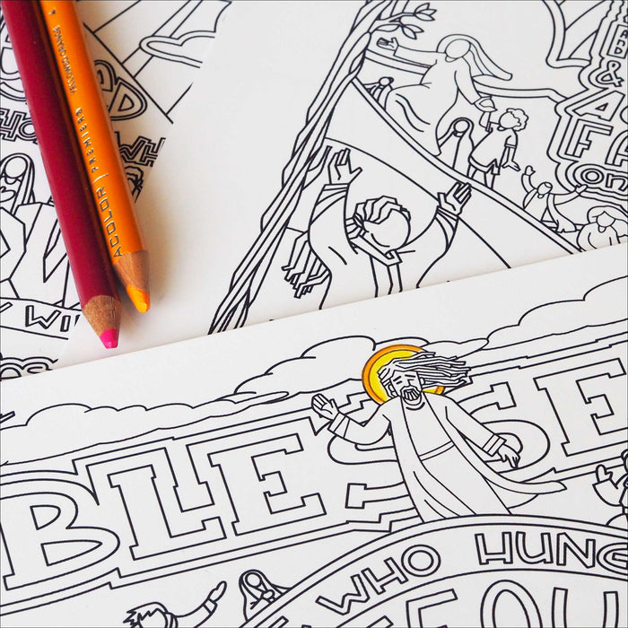 The Beatitudes Coloring Pages