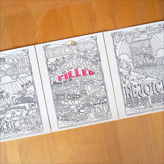 The Beatitudes Coloring Pages