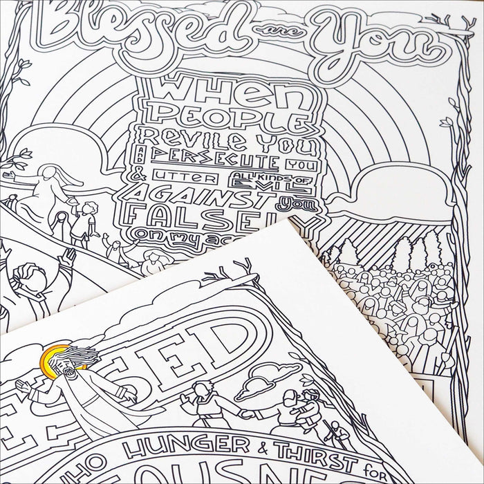The Beatitudes Coloring Pages