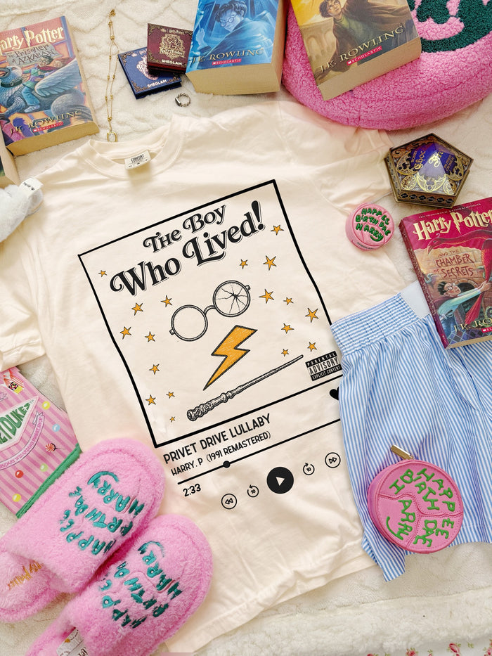 The Boy Who Lived Garment Dyed Tee