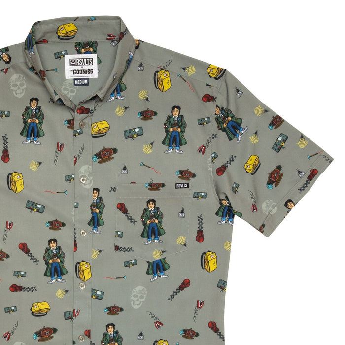 RSVLTS XS The Goonies The Goonies "Data’s Great Inventions" – KUNUFLEX Short Sleeve Shirt