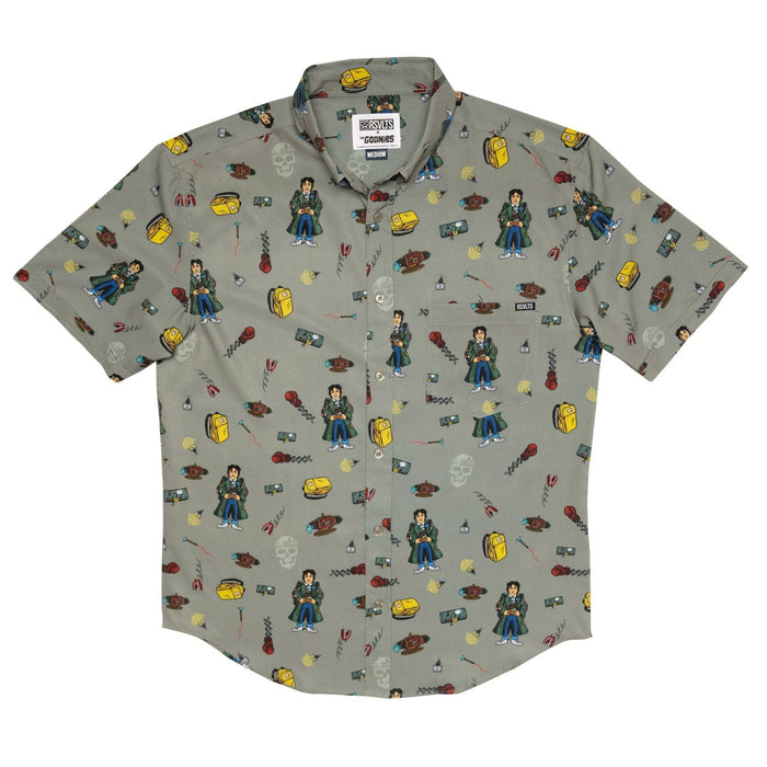 RSVLTS The Goonies The Goonies "Data’s Great Inventions" – KUNUFLEX Short Sleeve Shirt