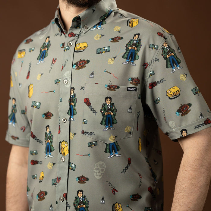 RSVLTS The Goonies The Goonies "Data’s Great Inventions" – KUNUFLEX Short Sleeve Shirt