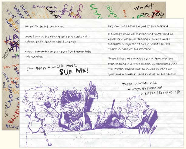 The Joker Hardcover Ruled Journal