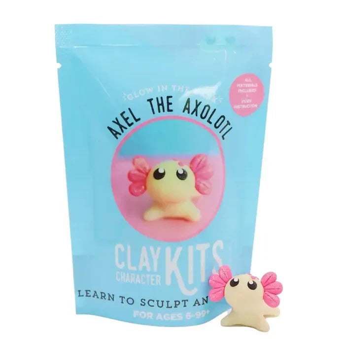 The Make Station DIY Polymer Clay Kit: Axel the Axolotl