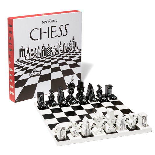 The Printworks x‬‭ The New Yorker‬‭ Chess Set With Box