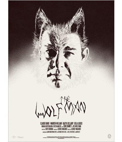 The Wolf Man   Shaw Jay Shaw poster