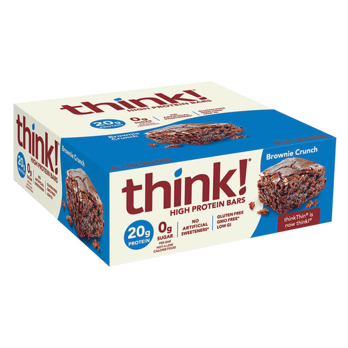 Think! Brownie Crunch Protein Bar - 10 Count 2.1 OZ