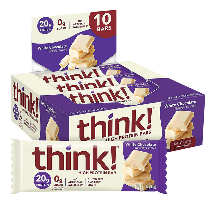 Think Thin White Chocolate Protein Bar - 10 Count 2.1 OZ