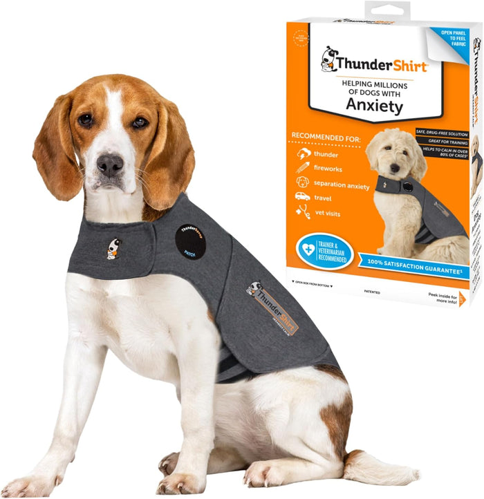 Thundershirt Dog Anxiety Treatment Gray Medium