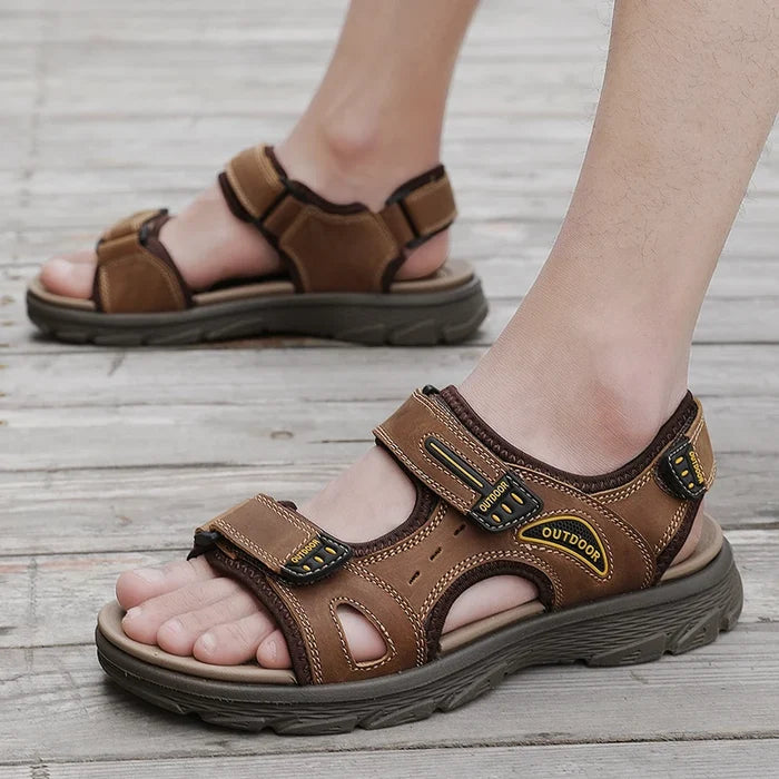 Tiziano Guardini Arch Support Leather Outdoor Sandals