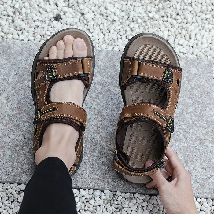 Tiziano Guardini Arch Support Leather Outdoor Sandals