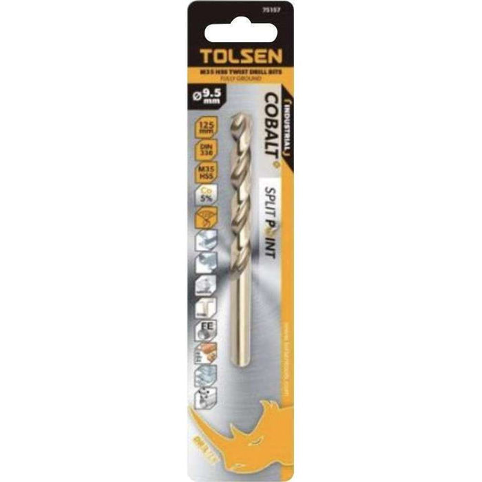 Tolsen Cobalt Twist Drill Bit 1/8" 2pc