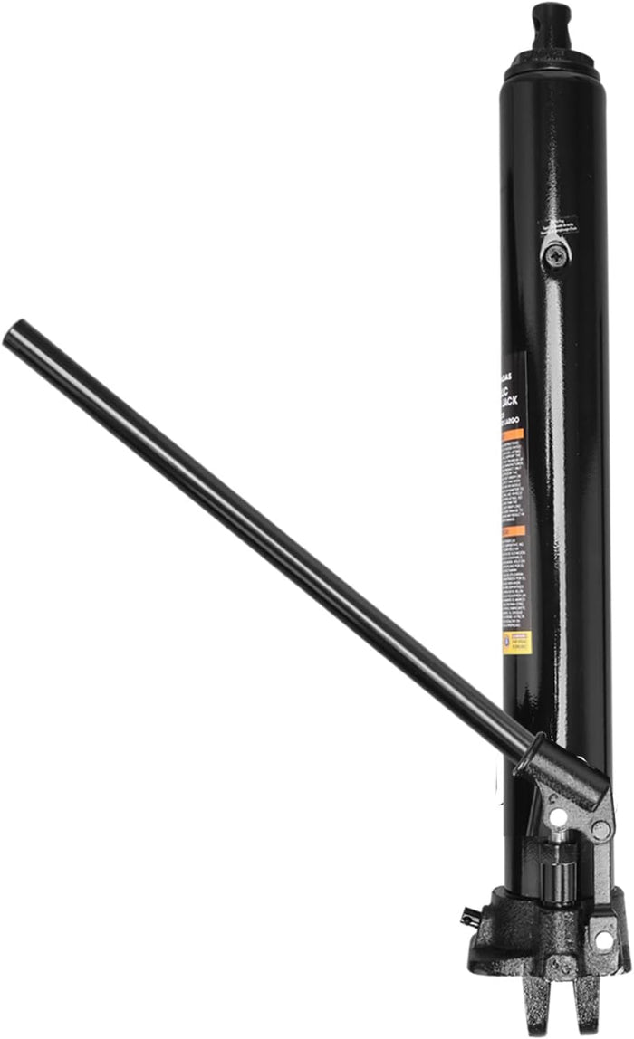 Torin AT30306B Hydraulic Long Ram Jack With Single Piston Pump And Clevis Base 3 Ton Black