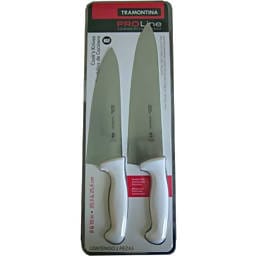 Tramonita Cook's Knives 2pk-8"&10" - Stain Free High Carbon German Steel Knife with microbial protected Polypropylene Handles - 331035 Hannah Frederick