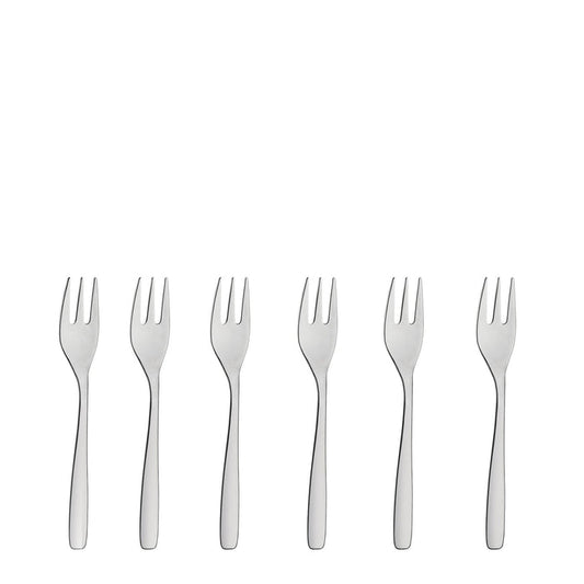 Tramontina 6pc Appetizer Fork - Silver