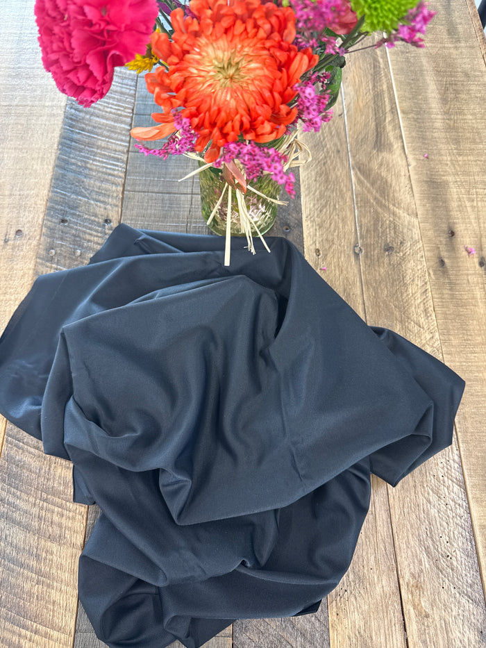 Tricot Cup Fabric - Frost & Midnight