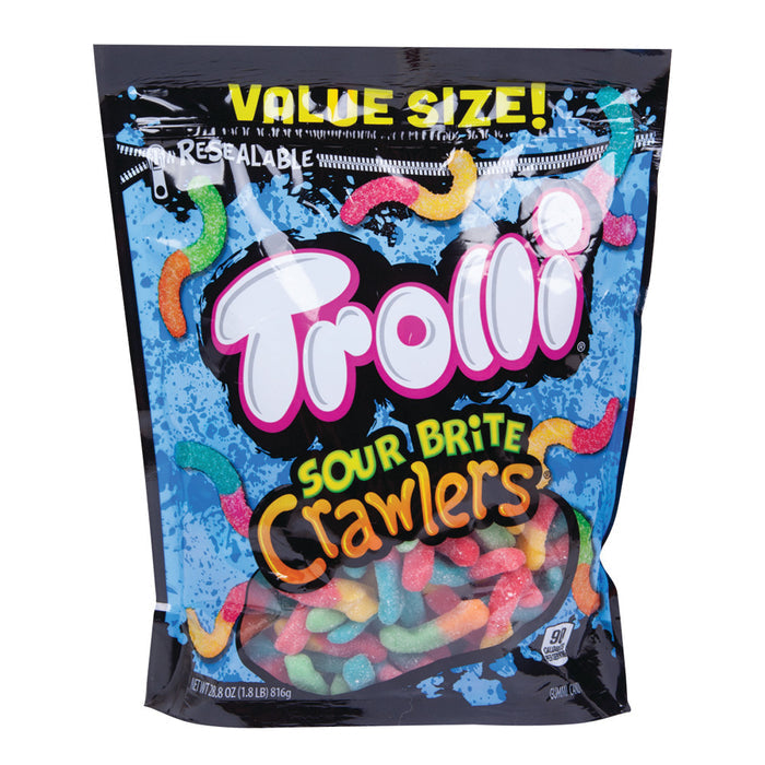 Trolli Sour Brite Crawlers Gummy Candy - 6 Count Value Size