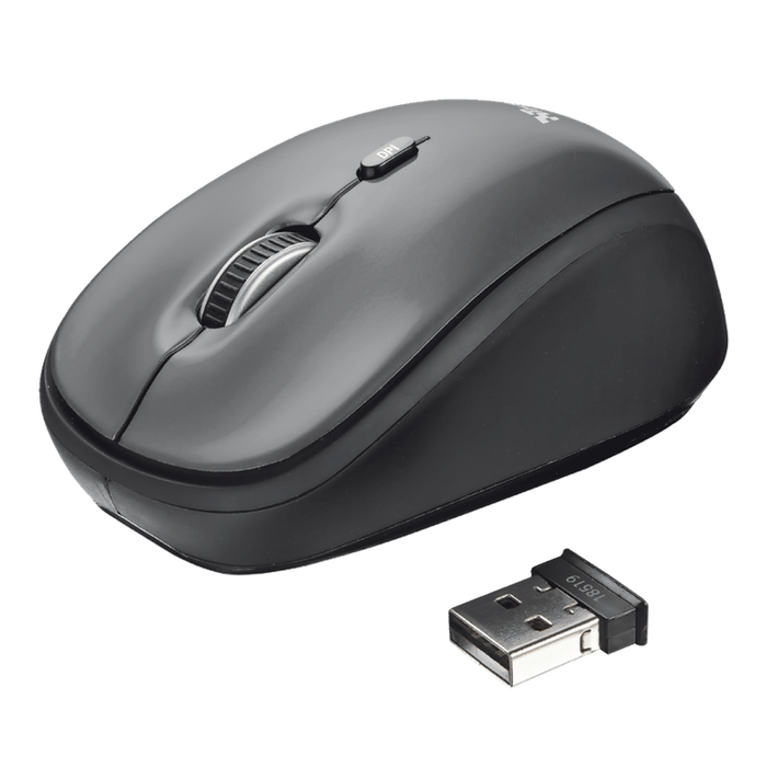 Trust Yvi Optical Wireless Mouse | Black Trust Mouse Euronics Ireland