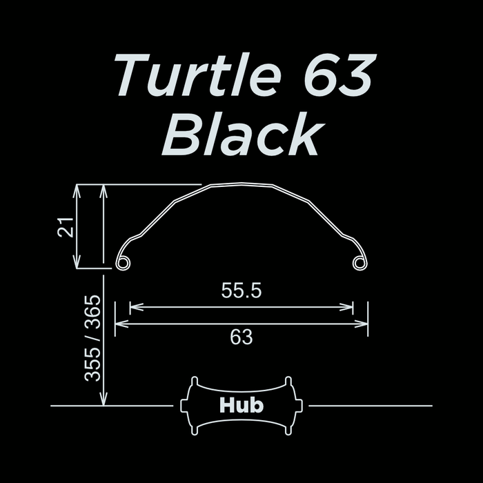 Turtle 63 Black