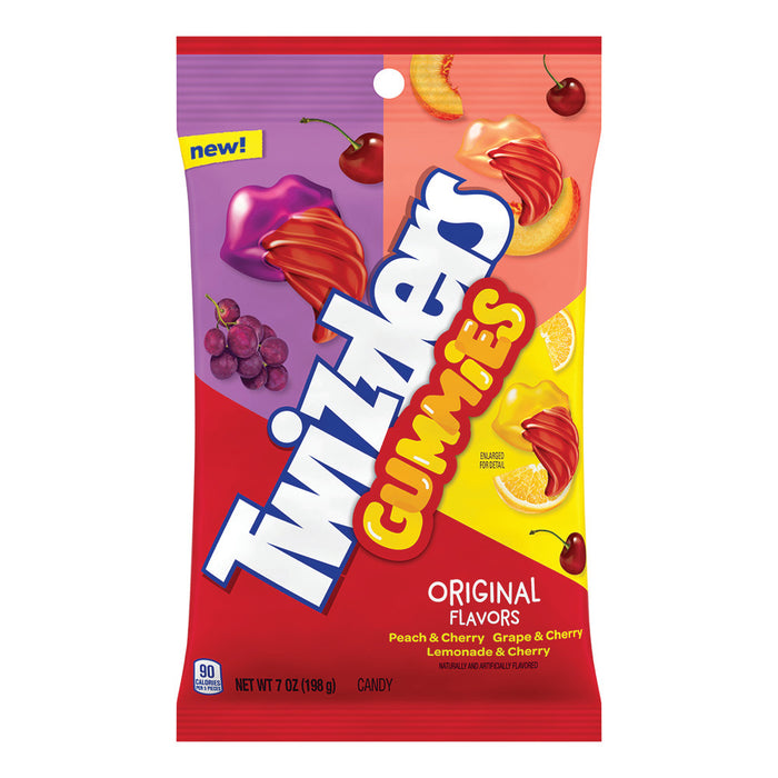 Twizzlers Original Gummy Candy Peg Bag - 12 Count
