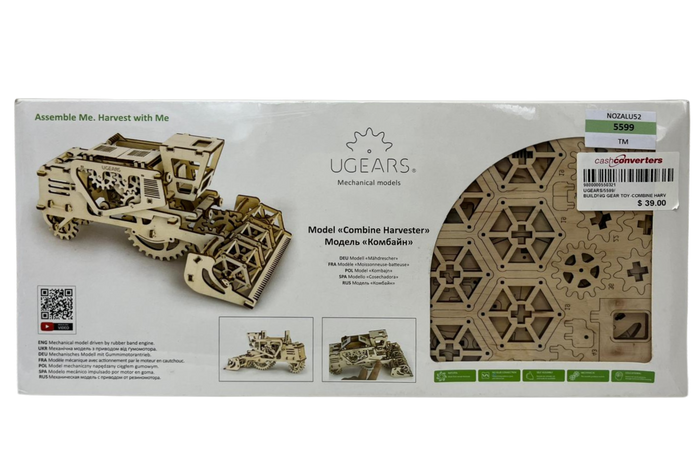 Ugears Combine Harvester Model