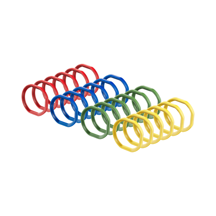 Ultra Handle Color Rings Pack (6x Red, 6x Blue, 6x Green, 6x Yellow)