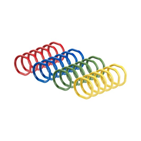 Ultra Handle Color Rings Pack (6x Red, 6x Blue, 6x Green, 6x Yellow)