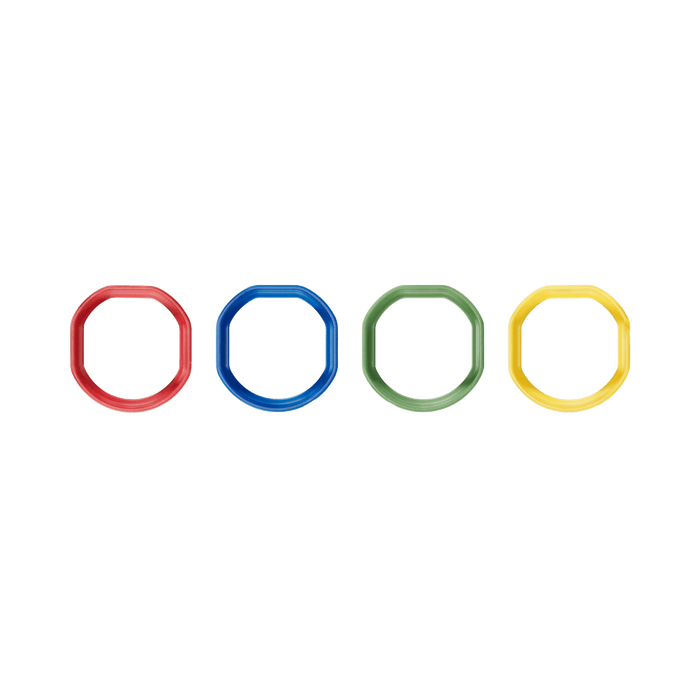 Ultra Handle Color Rings Pack (6x Red, 6x Blue, 6x Green, 6x Yellow)