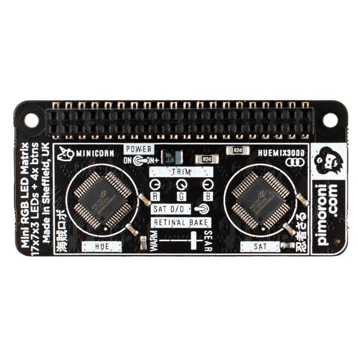 Unicorn HAT Mini by Pimoroni - The Pi Hut