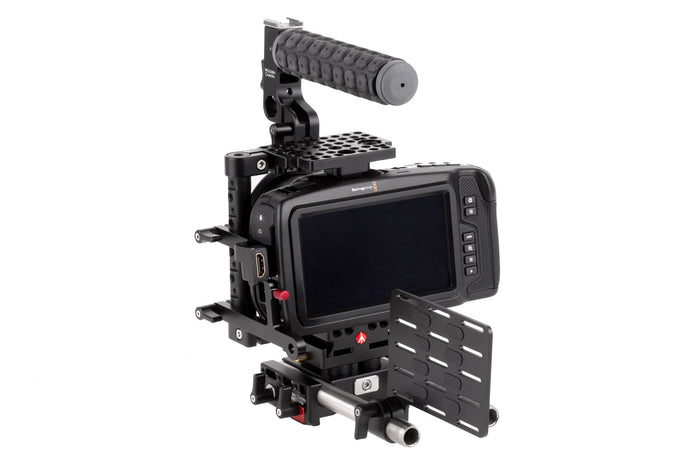 Unified BMPCC4K / BMPCC6K Camera Cage SSD Mount
