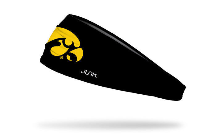 University of Iowa: Tiger Hawk Black Big Bang Lite Headband - View 1