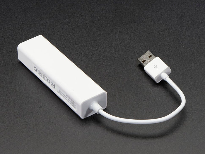 USB 2.0 and Ethernet Hub - 3 USB Ports and 1 Ethernet by The Pi Hut - The Pi Hut