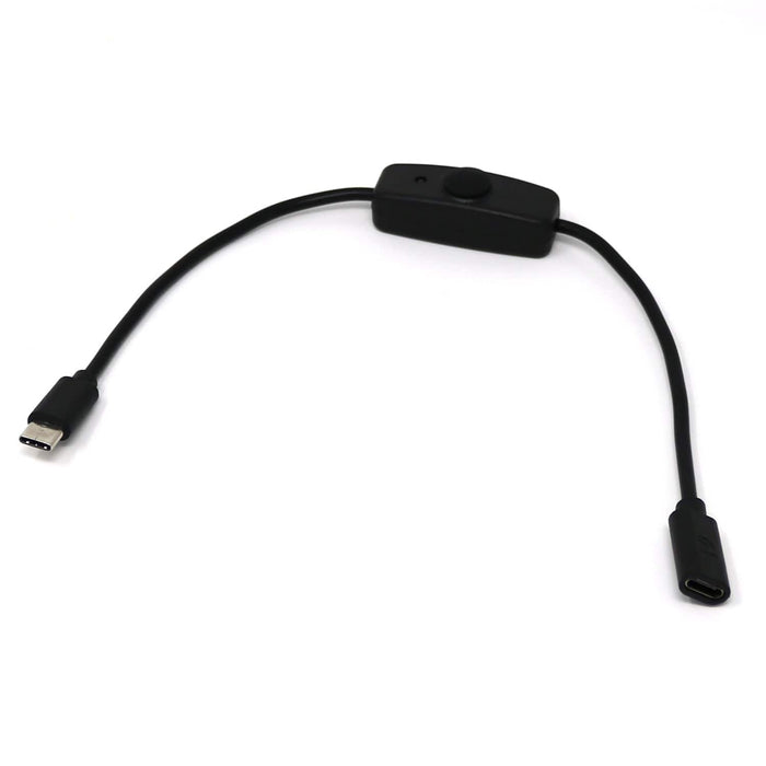 USB-C Cable with On/Off Switch for Raspberry Pi 4 by The Pi Hut - The Pi Hut