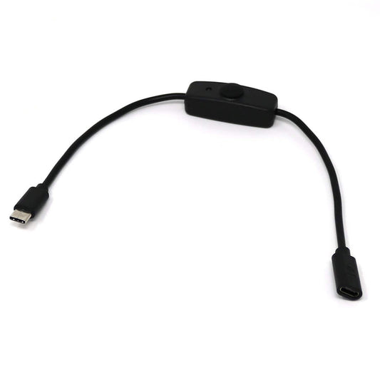 USB-C Cable with On/Off Switch for Raspberry Pi 4 by The Pi Hut - The Pi Hut