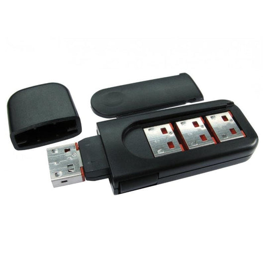 USB Port Blocker (inc. 4 port blocks) by The Pi Hut - The Pi Hut
