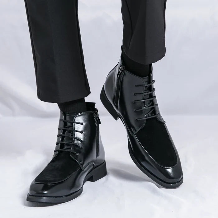 Valerio Neri Leather Ankle Boots