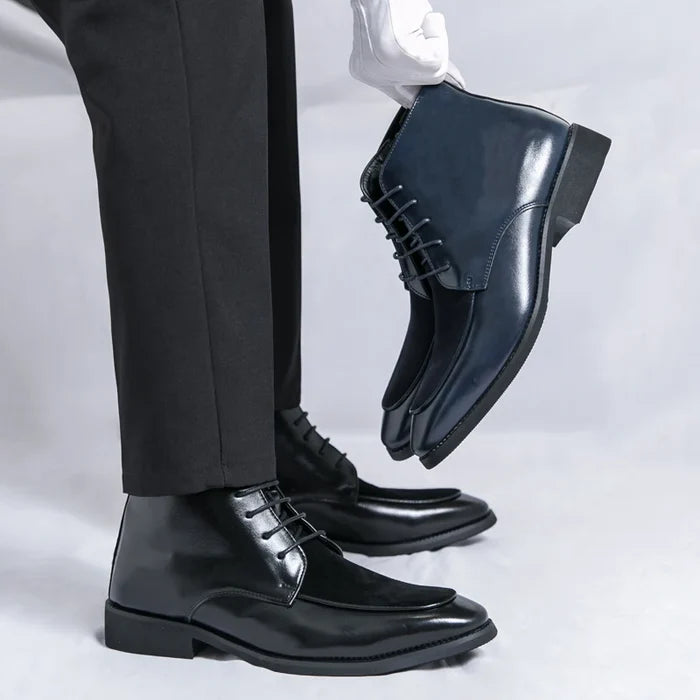 Valerio Neri Leather Ankle Boots