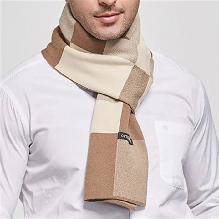 Vinthentic Men’s Cashmere Feel Business Scarf