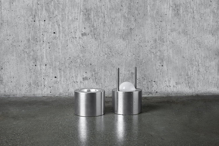Viski Ice Ball Press Aluminum Ice Press 55mm Or 2.1in Silver