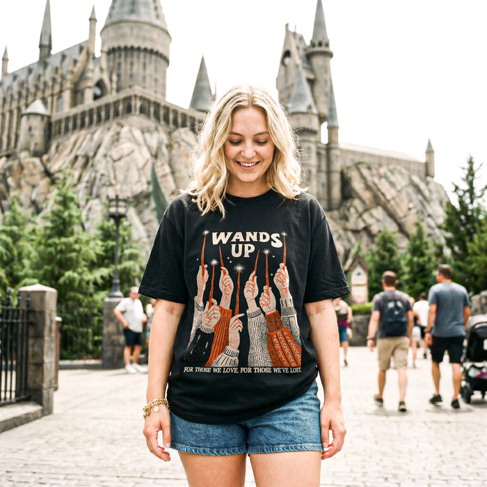 Wands Up Garment Dyed Tee