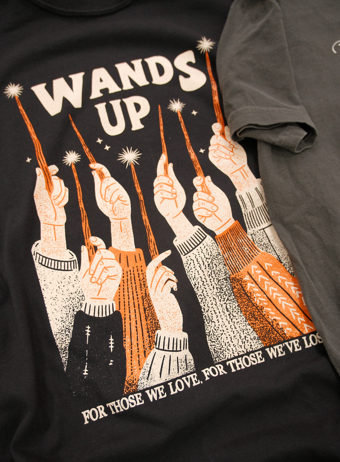 Wands Up Garment Dyed Tee