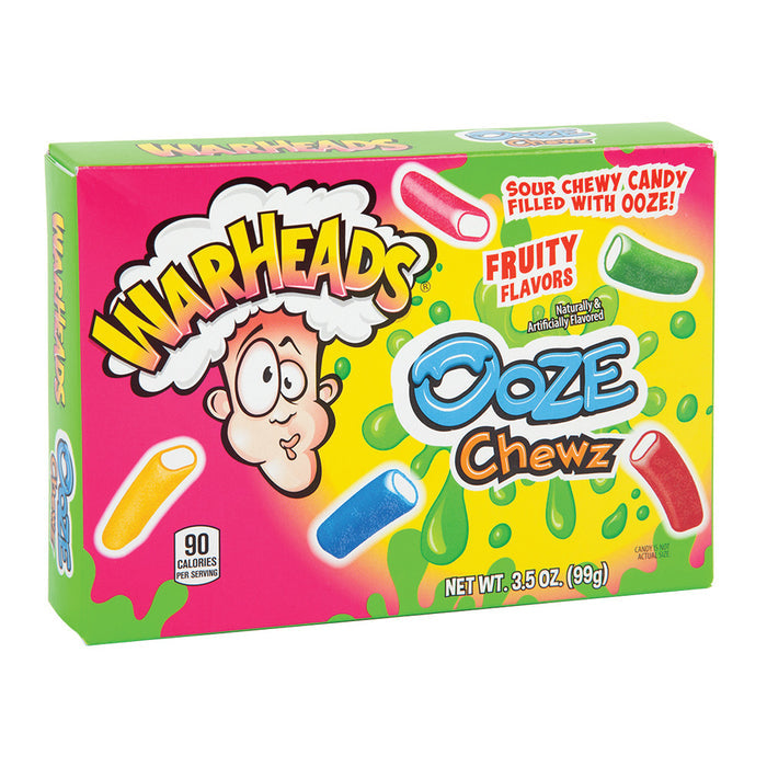 Warheads Ooze Chewz Sour Candy Theater Box - 12 Count