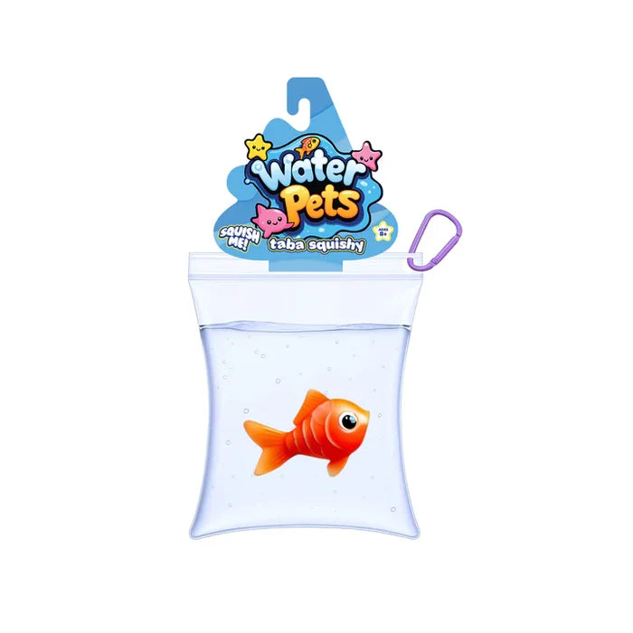Water Pets 3.5 Inch Fish in TABA Water Slime + Clip