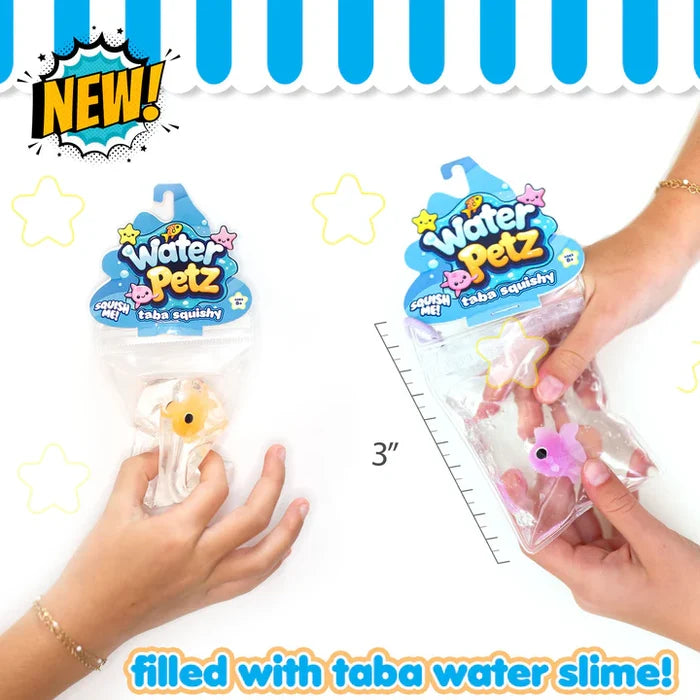 Water Pets 3.5 Inch Fish in TABA Water Slime + Clip