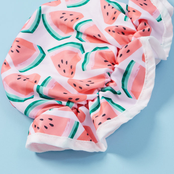 WATERMELON Bowtie Bikini with Sun Hat