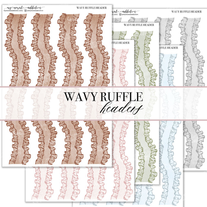 Wavy Ruffle | Headers
